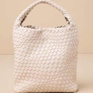 Lulus Ivory Woven Handbag